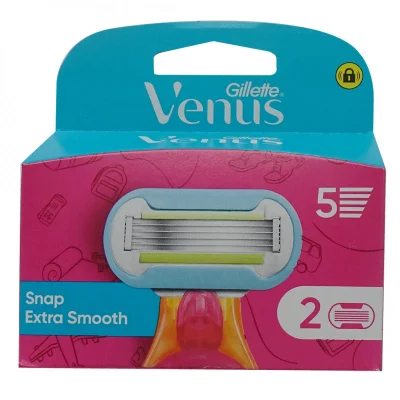 Gillette Venus refill 2 u. 5 blades. Snap extra smooth.
