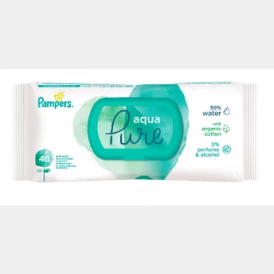 Prima Pure Aqua Wet Wipes 48 pcs