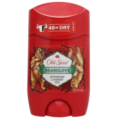 Old Spice stick deodorant 50 ml. Bearglove.