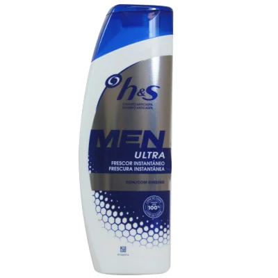 H&S shampoo 300 ml. Anti-dandruff men instant relief with ginseng.