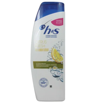 H&S shampoo 380 ml. Anti-dandruff citrus fresh.
