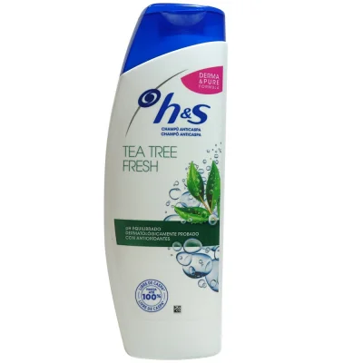 H&S shampoo 380 ml. Anti-dandruff tea tree fresh.