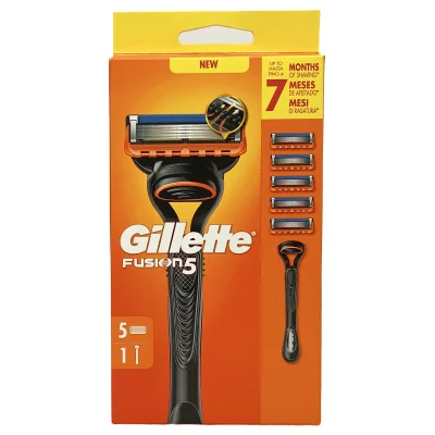 Gillette Fusion 5 razor 1 u. + 5 refills.