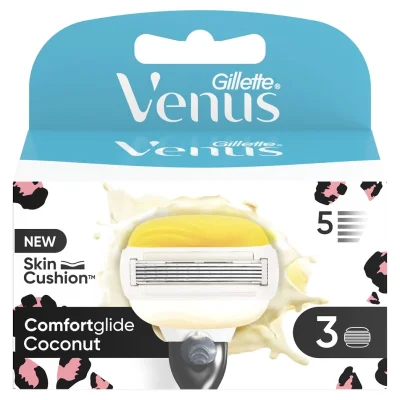 Gillette Venus ComfortGlide Coconut Leopard 3-Pack