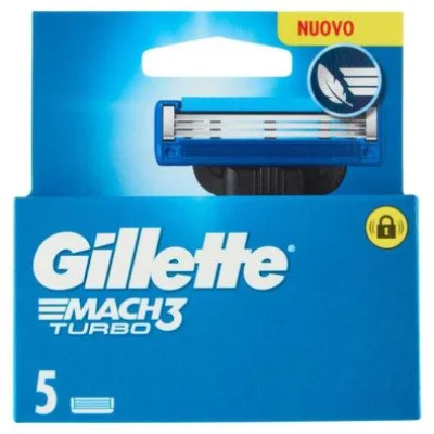 Gillette Mach3 Turbo 5 Ricambi