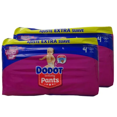 Dodot diaper panty 2X45 u. Activity 9-15 kg. Size 4.