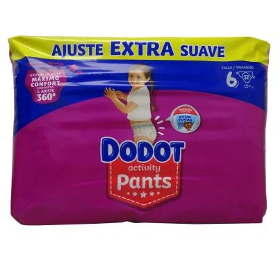Dodot diaper panty 74 u. +15 kg. Size 6.
