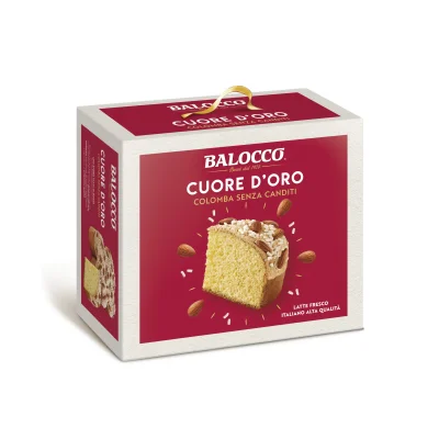 Balocco Colomba 750gr Cuore D'Oro No Candied Fruits