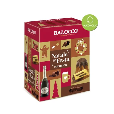 Balocco Gift Box Pandoro Maxiciok 800gr