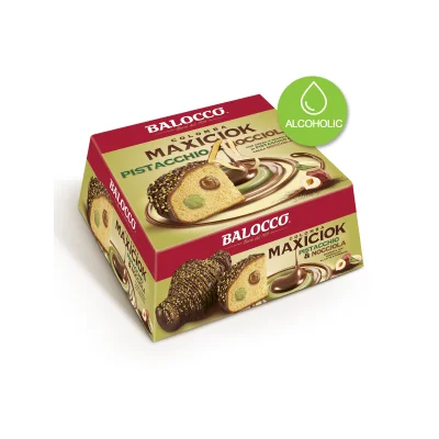 Balocco Colomba Maxiciok 750gr Pistachio & Hazelnut