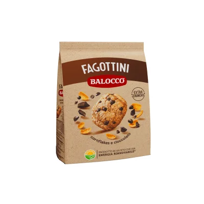 Balocco Biscuits 350gr Fagottini Cornflakes Oats