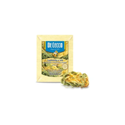 De Cecco Egg Pasta 250gr N°108 Tagliatelle Paglia e Fieno