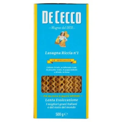 De Cecco Specialita' Lasagna Riccia N°1 Gr.500