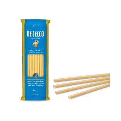 De Cecco Pasta N°017 Mezza Zita 500gr