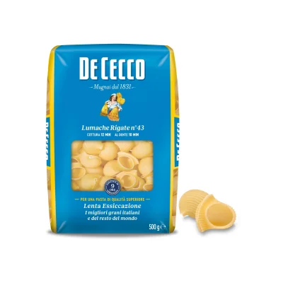 De Cecco Pasta N°043 Lumache Rigate 500gr