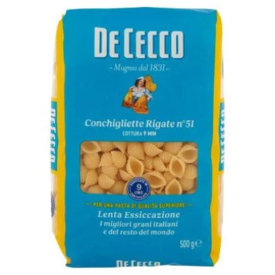 De Cecco Conchigliette Rigate N°51 Gr.500