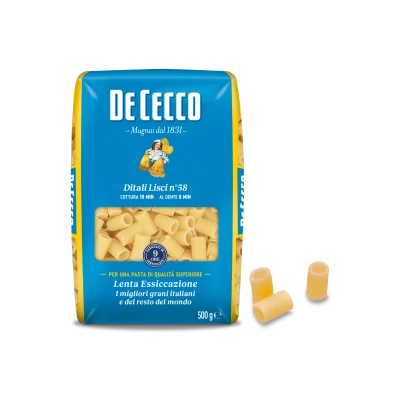 De Cecco Pasta N°058 Ditali Lisci 500gr