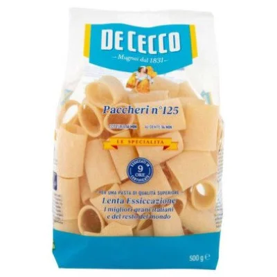 De Cecco Specialita’ Paccheri N°125 Gr.500