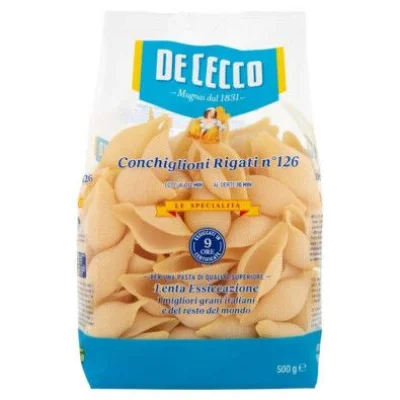 De Cecco Specialita’ Conchiglioni Rigati N°126 Gr.500