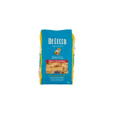 De Cecco Pasta N°024 Rigatoni 1Kg