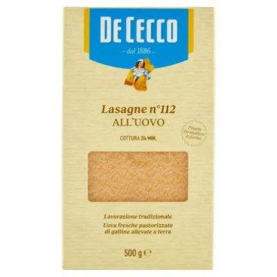 De Cecco Lasagne all'Uovo N°112 Gr.500