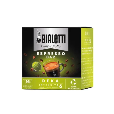Bialetti Coffee 16 Caps Decaffeinated 112gr
