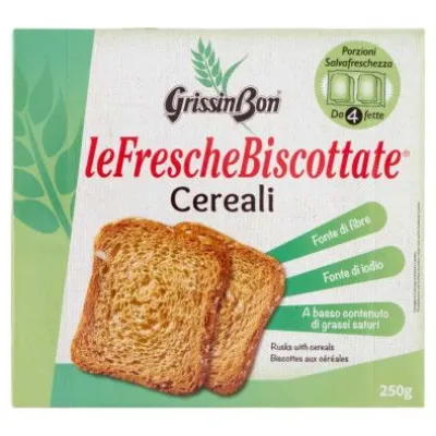 Grissin Bon Fette Biscottate Ai Cereali Gr.250