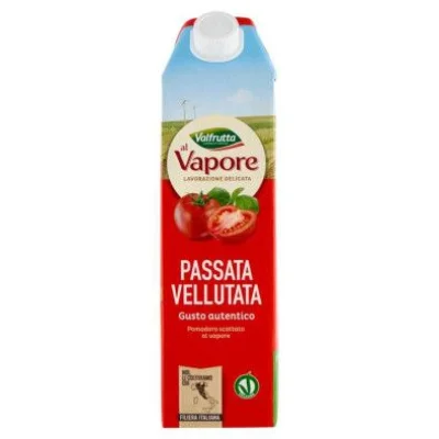Valfrutta Passata di Pomodoro Vellutata al Vapore Brick Kg.1
