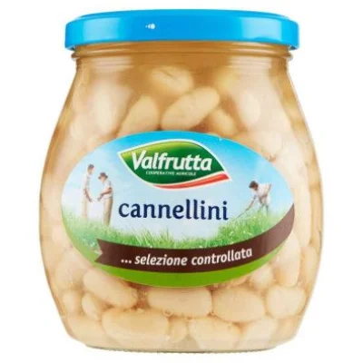 Valfrutta Fagioli Cannellini in Vetro Gr.570