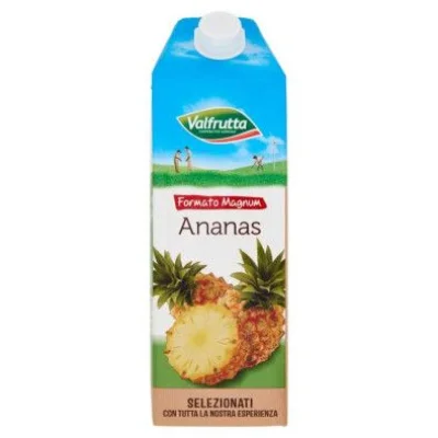 Valfrutta Succo di Ananas Brik Lt.1,5