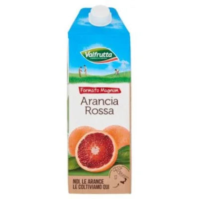 Valfrutta Bevanda di Arancia Rossa Brik Lt.1,5