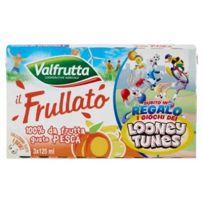 Valfrutta Frullato 100% Pesca Ml.125 X Pz.3