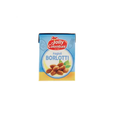 Jolly Colombani Brik 380gr Borlotti Beans