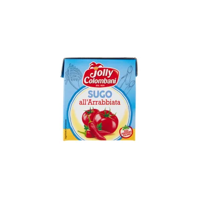 Jolly Colombani TetraBrik 340gr Tomato Sauce Arrabbiata
