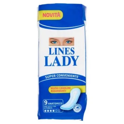 Lines Lady Assorbenti Anatomici Pz.9