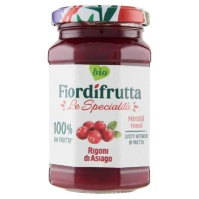 Rigoni di Asiago Fiordifrutta Bio Mirtilli Rossi di Bosco Gr.250