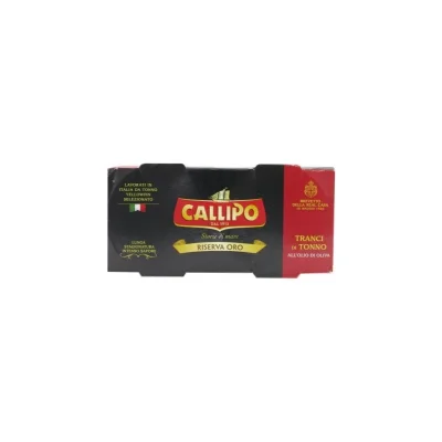 Callipo Tuna Slices in Olive Oil Riserva Oro 2x160gr in Cans