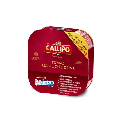 Callipo Tuna Olive Oil 70gr x 4pcs