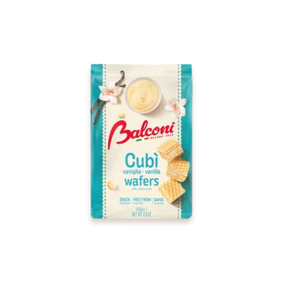 Balconi Wafer Cubi 250gr Vanilla