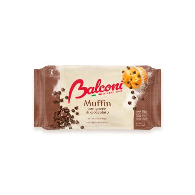 Balconi Muffins 6pcs x40gr Chocolate Chips
