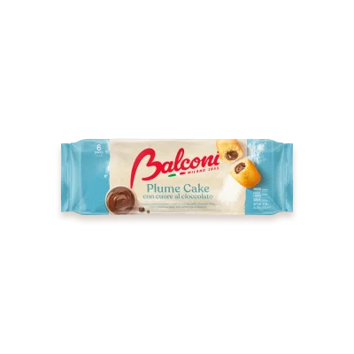 Balconi Plume Cake 6pz x38gr Cioccolato