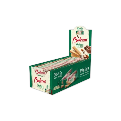 Balconi Wafer Expo 30pz x45gr Hazelnut