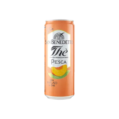 San Benedetto The 0.33LT Sleek Peach Can
