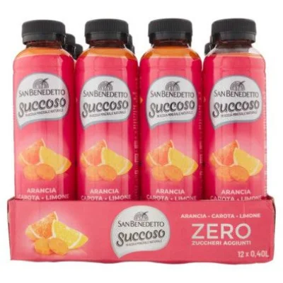 San Benedetto Succoso Zero Arancia Carota Limone Cl.40