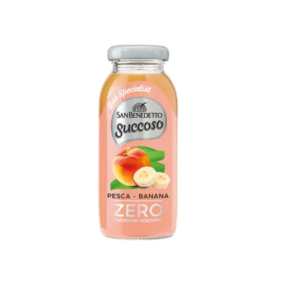 San Benedetto Succoso Bar 0.2LT Peach & Banana Zero