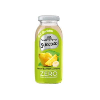 San Benedetto Succoso Bar 0.2LT Pear Banana Pineapple Zero
