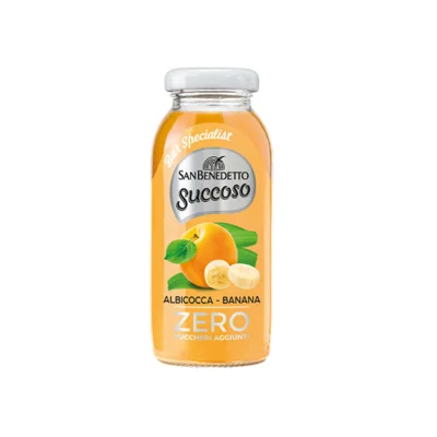 San Benedetto Succoso Bar 0.2LT Apricot & Banana Zero
