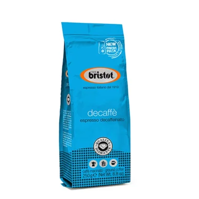 Bristot Coffee Dek Ground Decaff 250g