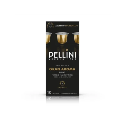 Pellini 10 Caps 55gr Gran Aroma Comp. Nespresso