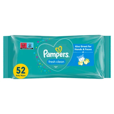 Pampers Baby Wipes Fresh Clean 52 Count